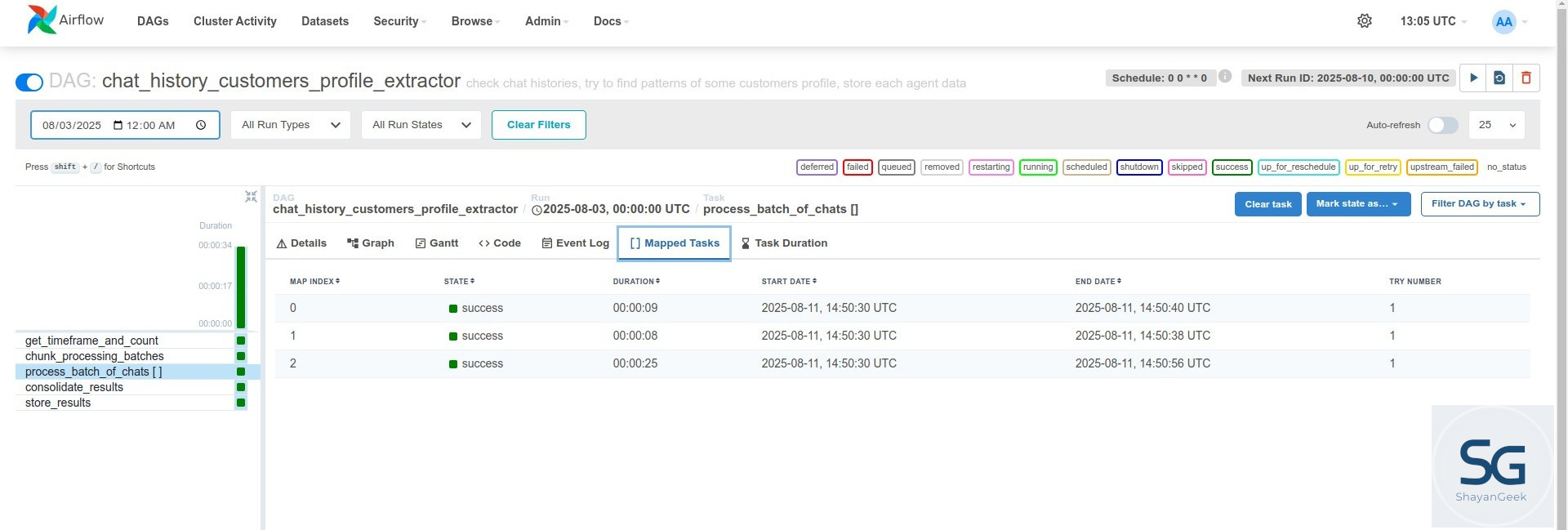 انجام پردازش دسته‌ای در apache airflow